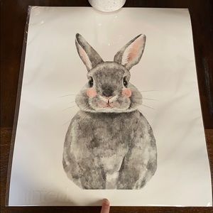 Minted Baby Animal Rabbit Print